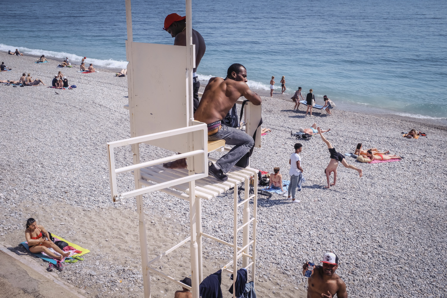 French Riviera, la plage